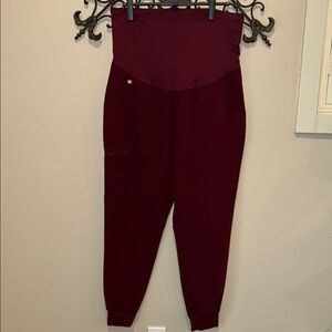 FIGS TECHNICAL COLLECTION MATERNITY JOGGER SCRUB PANTS SIZE X-SMALL